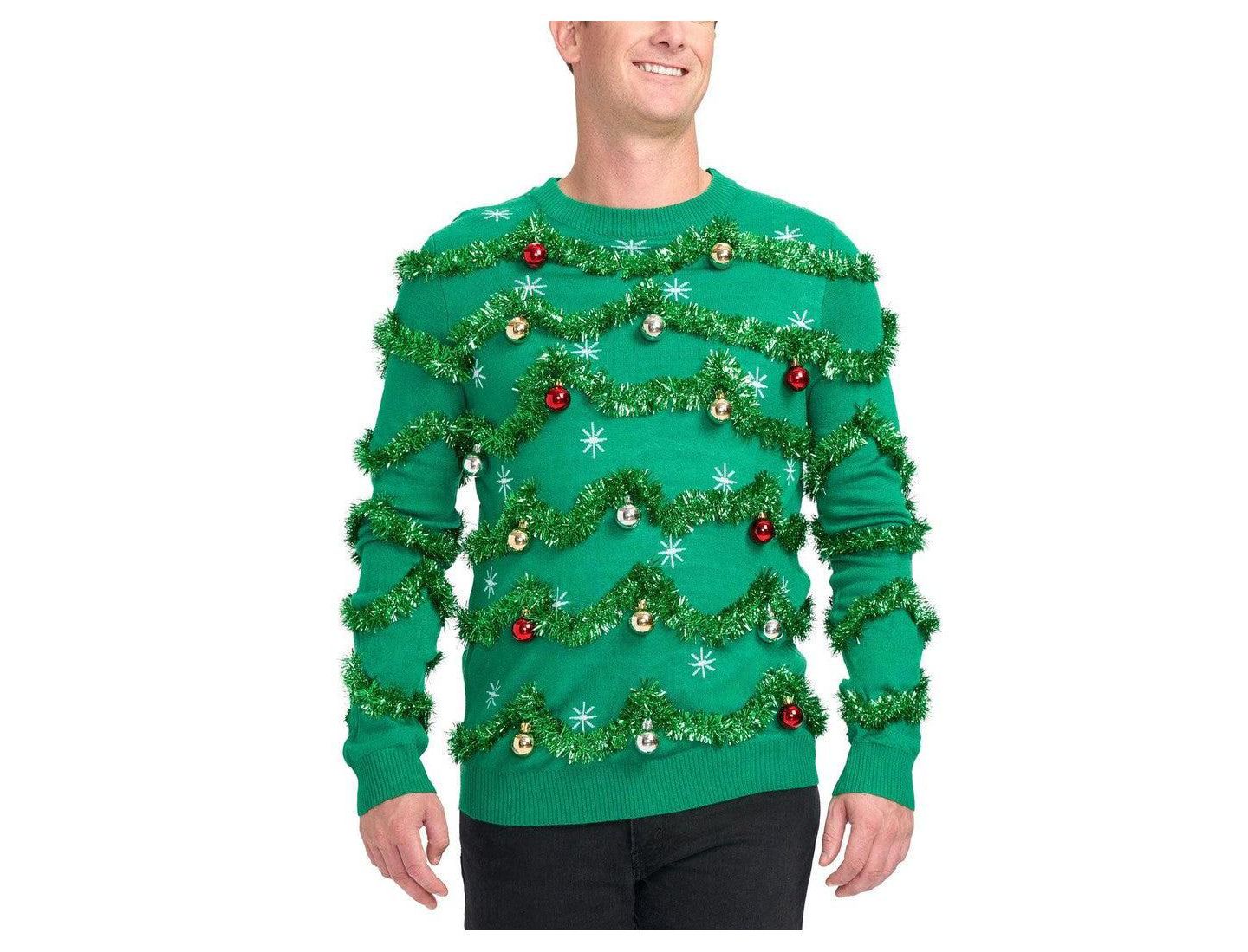 Мужской свитер Tipsy Elves Tacky Tinsel, цвет: Gaudy Garland — фото 1