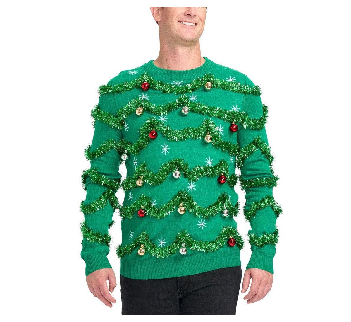 Tipsy Elves Men's Tacky Tinsel Sweater