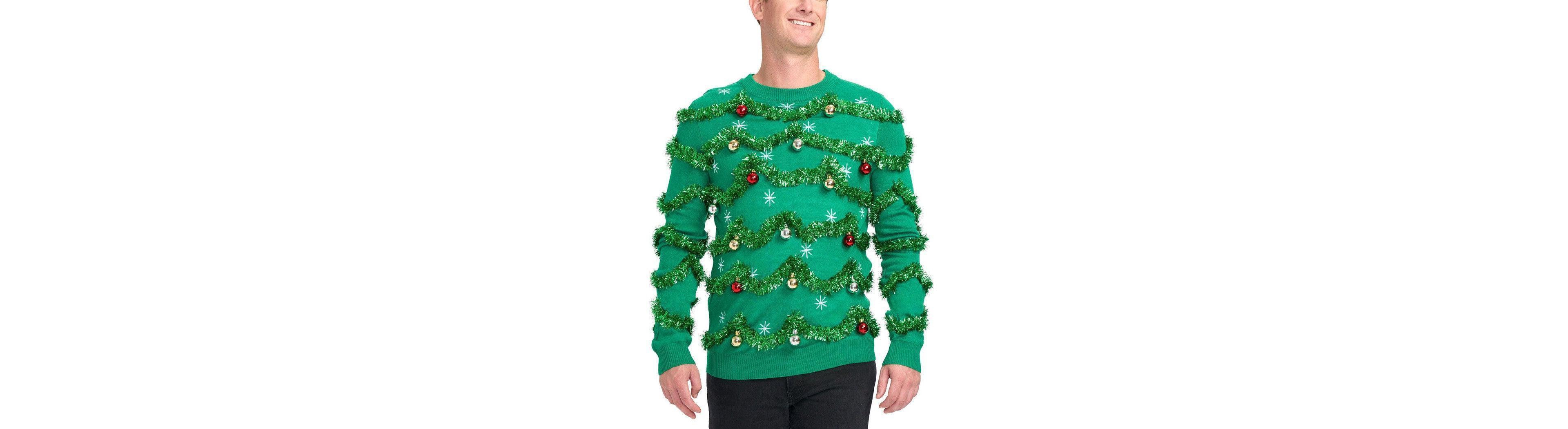 Tipsy Elves Men's Tacky Tinsel Sweater