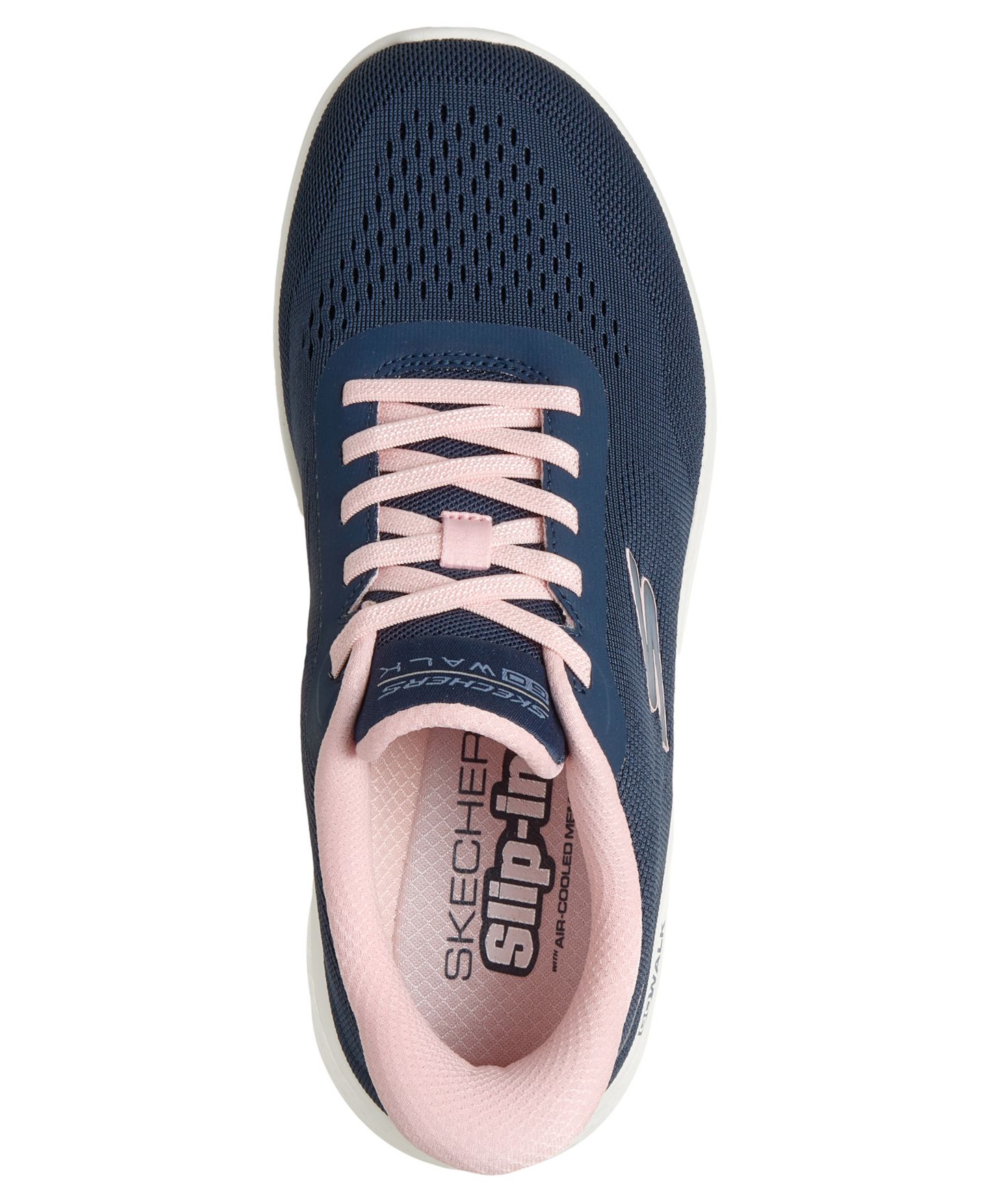 Женские кроссовки Skechers GO Walk Flex - Azriel Walking, цвет: Тёмно-синий / Розовый — фото 5
