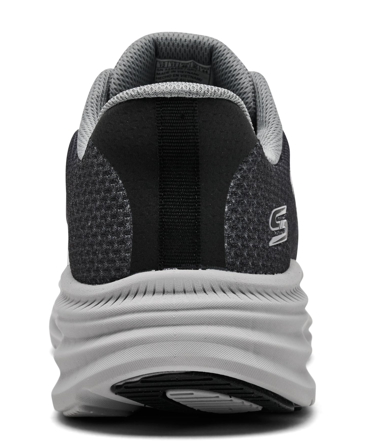 Мужские кроссовки Skechers Slip-ins: Bobz Skillz - Gradient Flow Casual, цвет: Серый — фото 4
