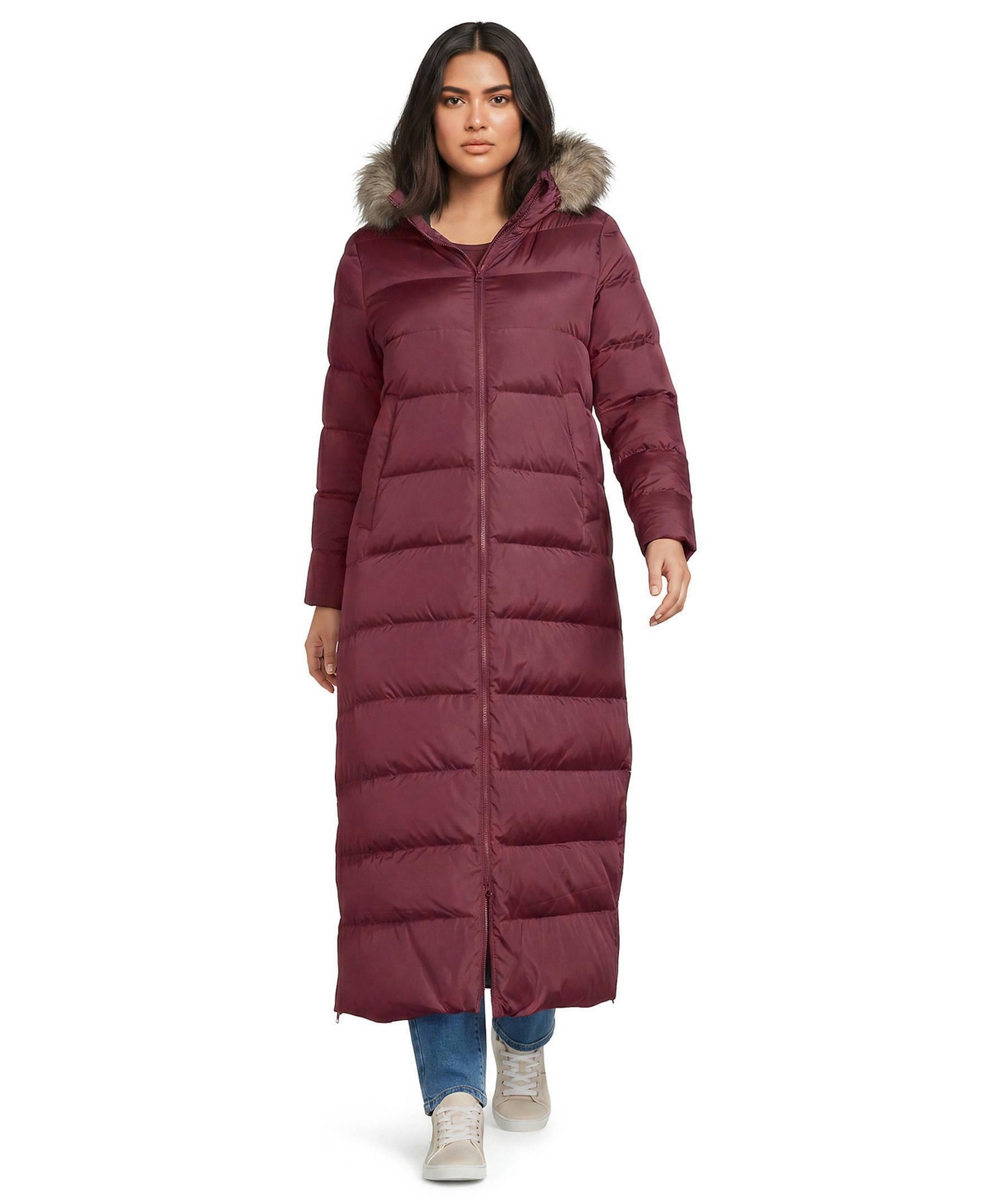 Lands' End Plus Max 600 Down Long Maxi Coat