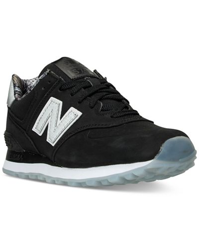 New Balance Women's 574 Luxe Reptile Casual Sneakers from Finish Line