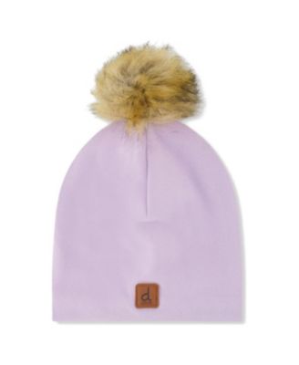 Toddler Girl Jersey Hat With Pompom