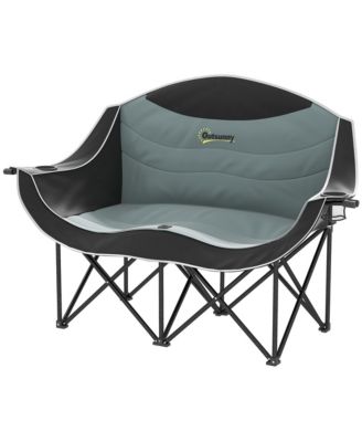 Outdoor Chair, Folding Design, Carry Bag, Cup Holders for Camping, Travel and Outdoor Activities
