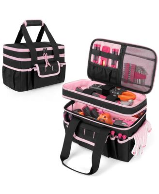 Tool Tote Bag For Women Double Layer Storage Organizer