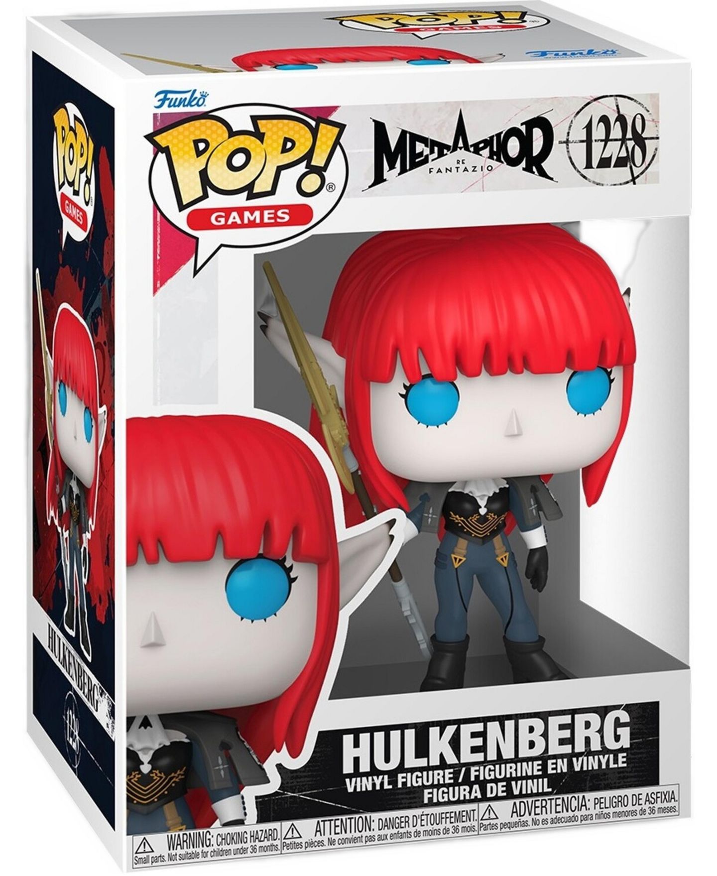 Фигурка Funko Pop! Metaphor Refantazio Hulkenberg 3.65" Vinyl, от 3 лет, цвет: Open Miscellaneous — фото 3