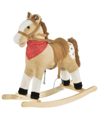Plush Rocking Ride-On Toy, Ages 3-6