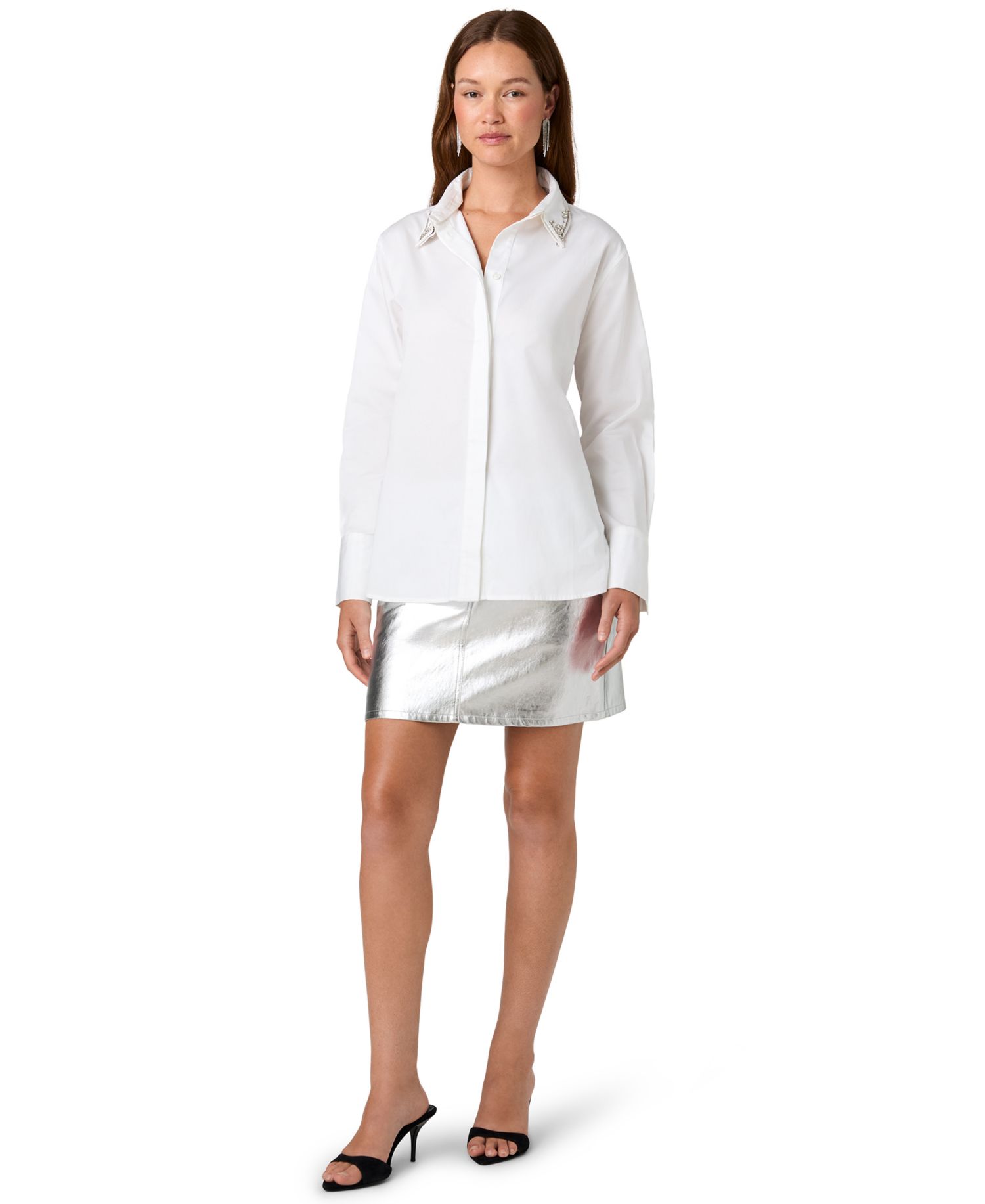 Women's Alexis Long-Sleeve Embellished Blouse