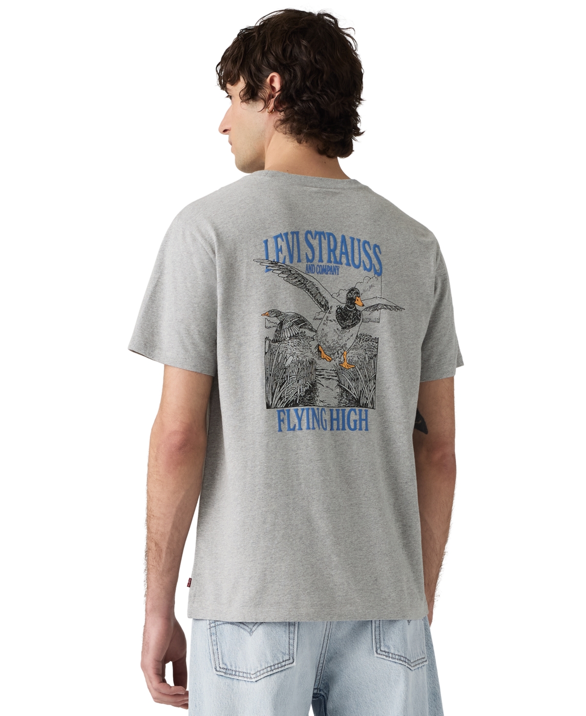 Levi's Men's Relaxed Fit Graphic T-Shirt - Gray