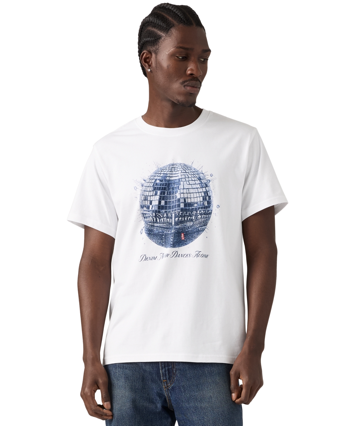 Levi's Men's Crewneck Graphic T-Shirt - White