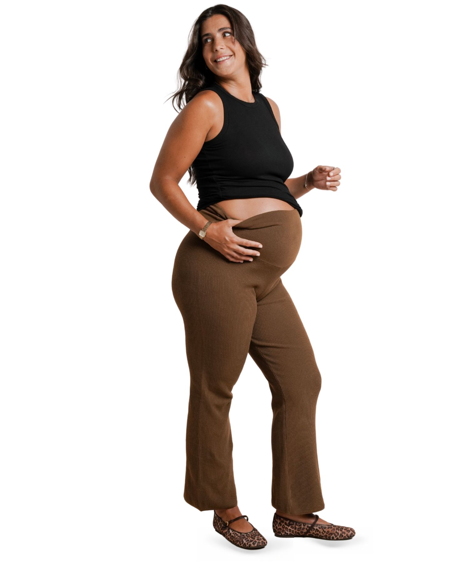 Womens Ribbed Maternity Tank