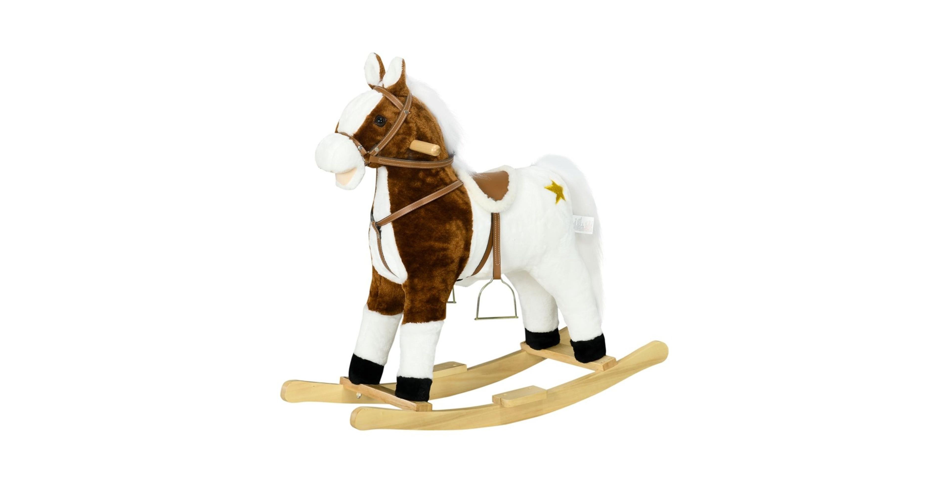 Sevorley Wood Rocking Ride-On Toy, Ages 1.5-3 Years