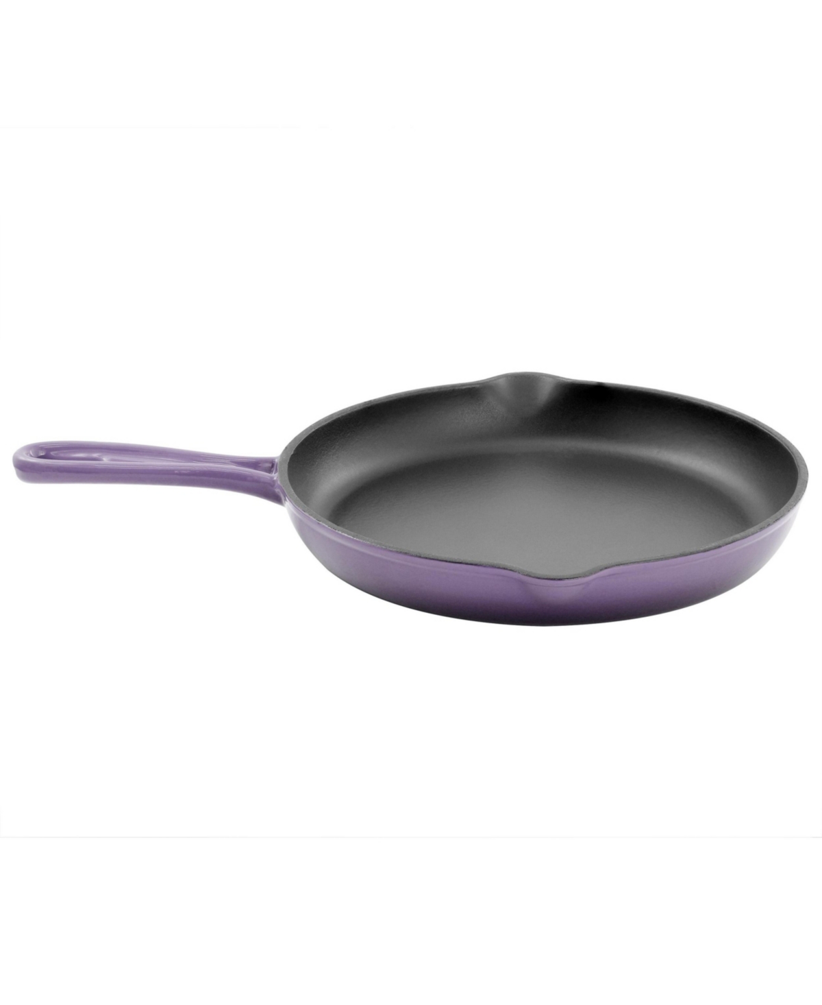 MG-FR26AP 10.25 in. Round Enameled Cast Iron Skillet - Gradient Purple