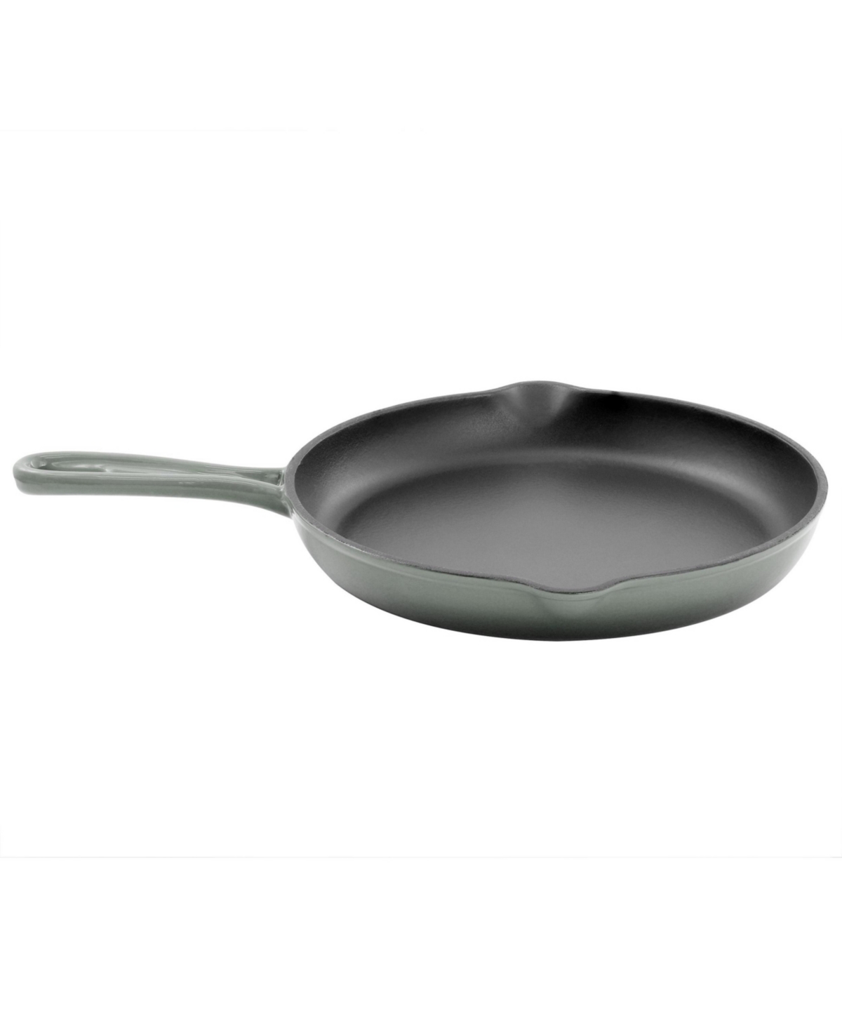 MG-FR26AG 10.25 in. Round Enameled Cast Iron Skillet - Gradient Gray
