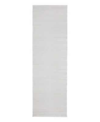 Herringbone Indoor/Outdoor DA287 2'6''x12' Runner Area Rug