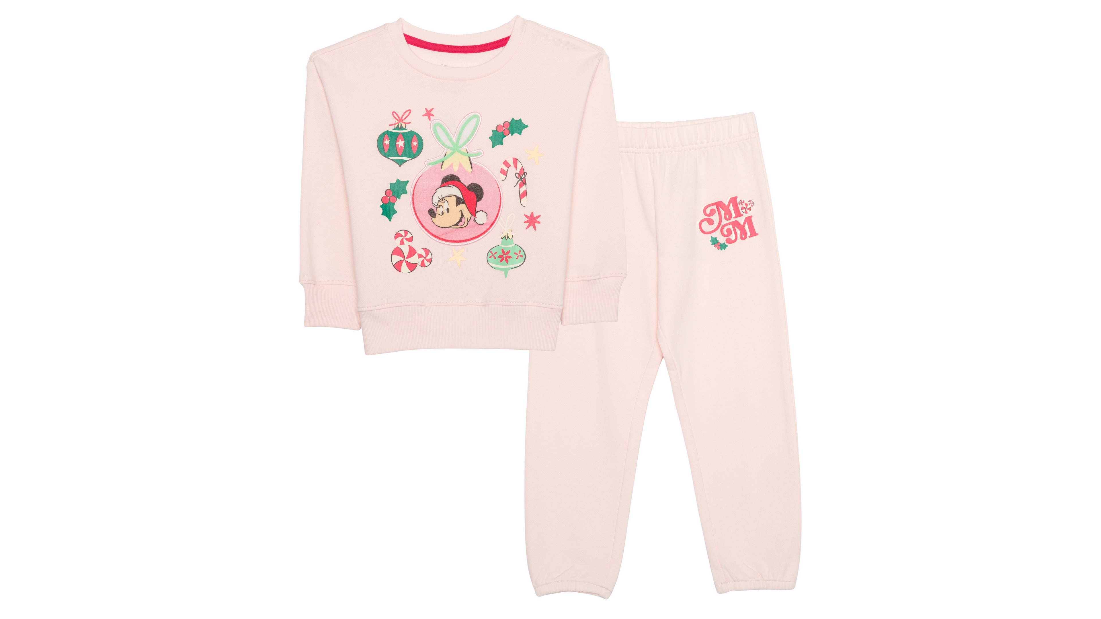 Epic Threads Girls' Minnie Mouse Holiday Fleece Sweatshirt and Jogger Pants, 2-Piece Set, Macy's Exclusive