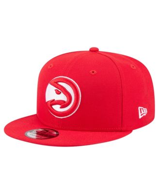 Men's  Red Atlanta Hawks Team 9FIFTY Snapback Hat