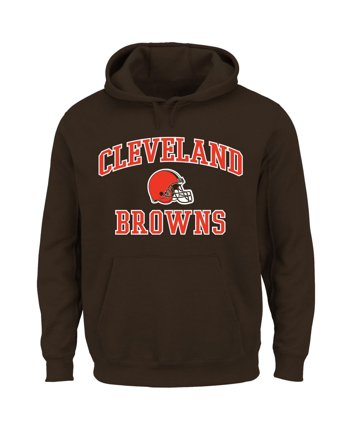 Fanatics Men's Big & Tall Cleveland Browns Graphic Long-Sleeve Pullover Hoodie