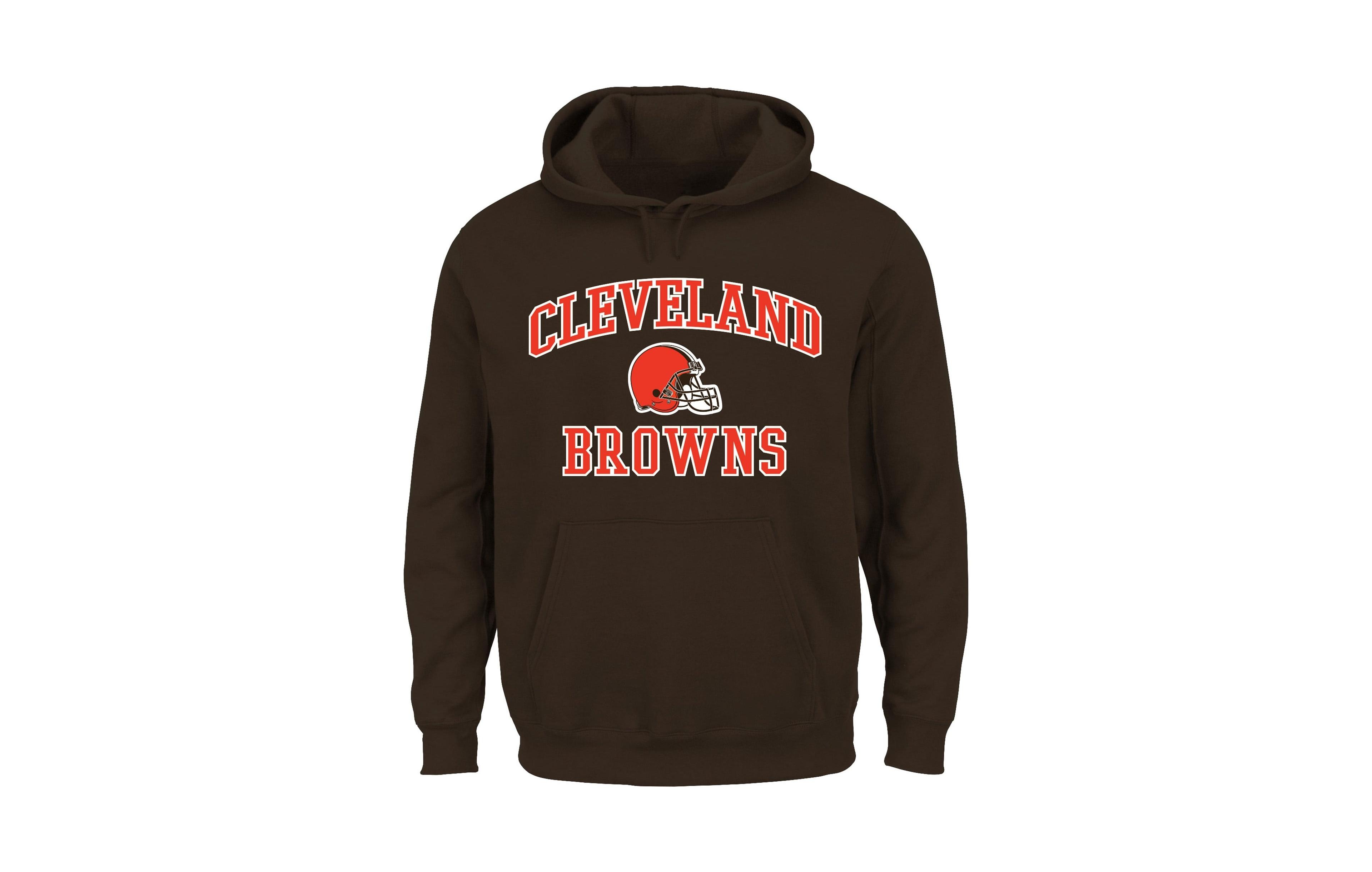Fanatics Men's Big & Tall Cleveland Browns Graphic Long-Sleeve Pullover Hoodie