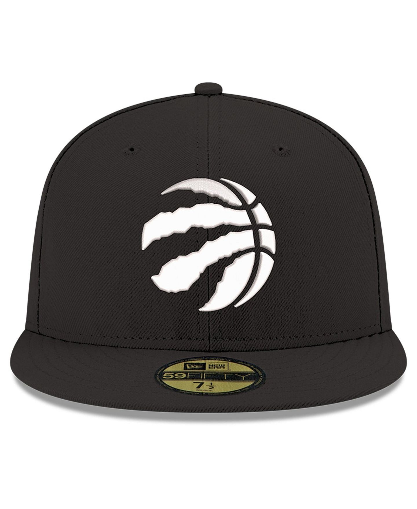 Мужская кепка New Era Black Toronto Raptors 59FIFTY Fitted Hat — фото 2