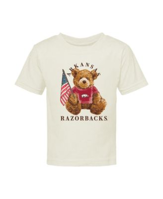 Baby Boys and Girls  Cream Arkansas Razorbacks All-American Teddi T-Shirt