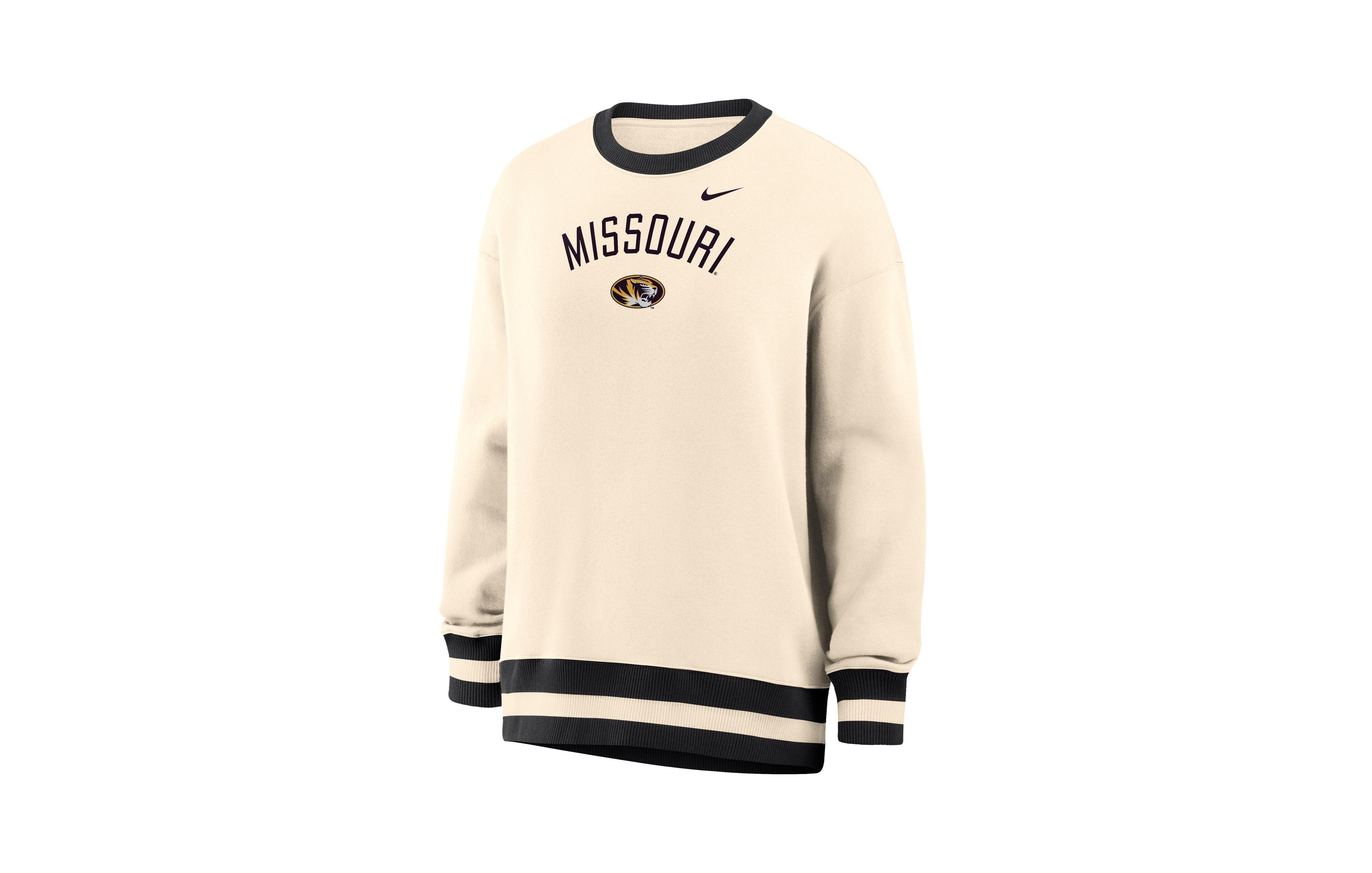 Nike Women's Graphic Crew Neck Cotton-Blend Sweatshirt