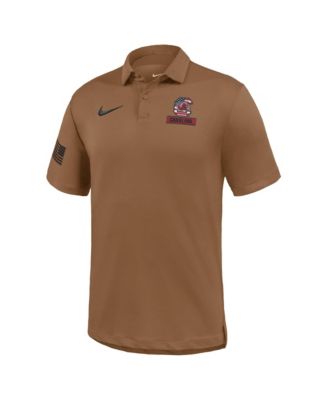 Men's Brown South Carolina Gamecocks 2026 Military Appreciation Tour Dri-FIT Polo