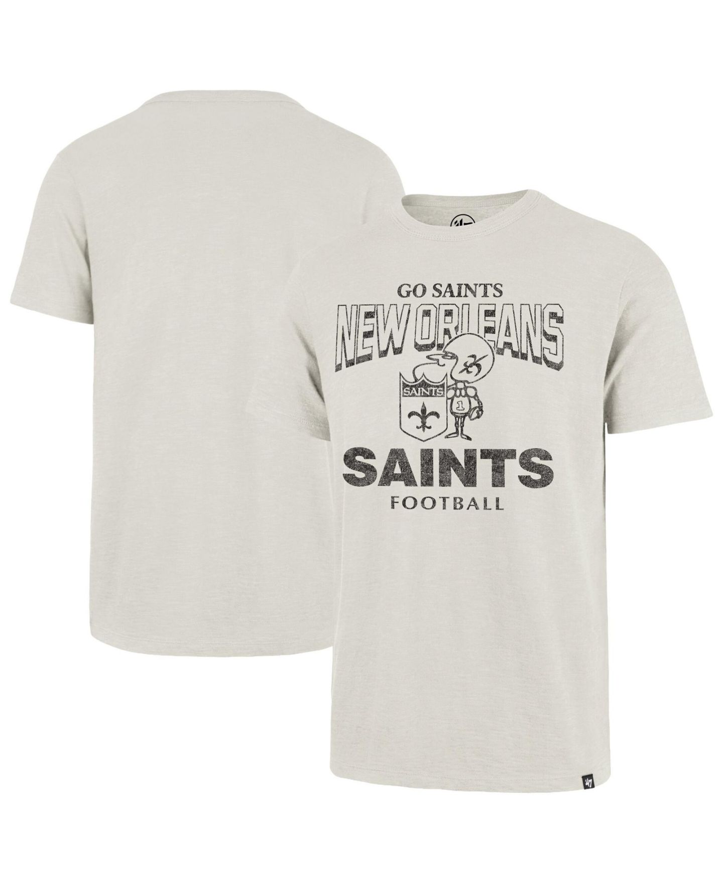 Мужская футболка '47 Brand Natural New Orleans Saints Head On Scrum Slub — фото 1