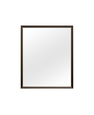 30 x 36 Inch Rectangle Retro Copper Effect Wall Mounted Mirror