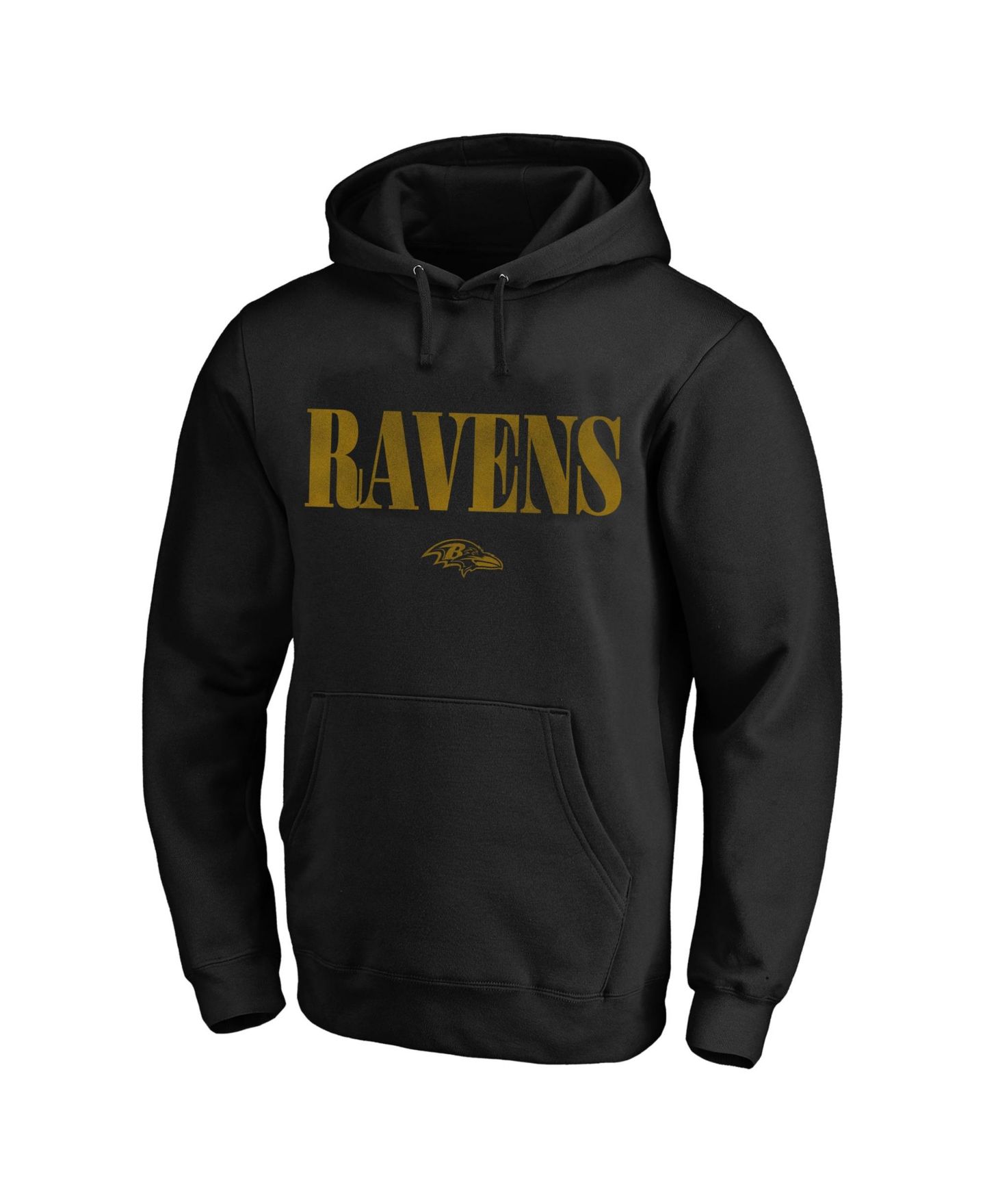 Мужское худи Fanatics Black Baltimore Ravens Big & Tall Relaxed Intense Rivalry — фото 2