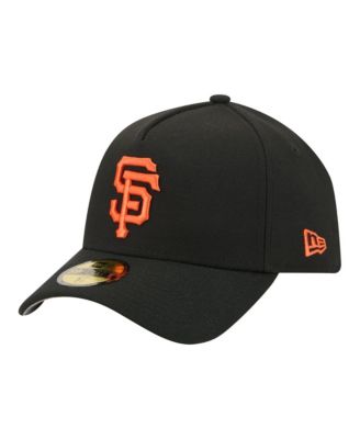 Men's  Black San Francisco Giants A-Frame 59FORTY Fitted Hat