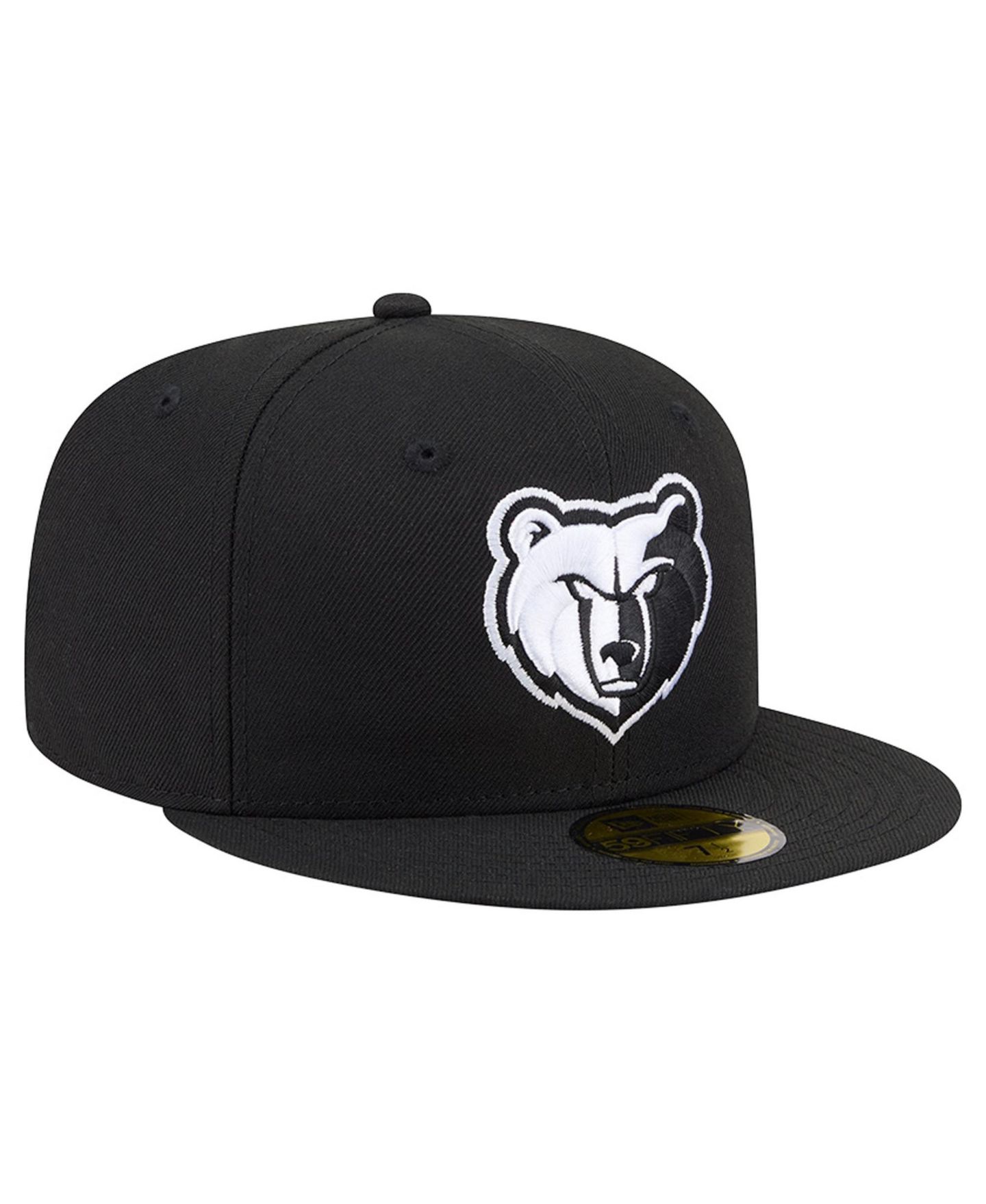 Мужская кепка New Era Black Memphis Grizzlies 59FIFTY Fitted Hat — фото 4