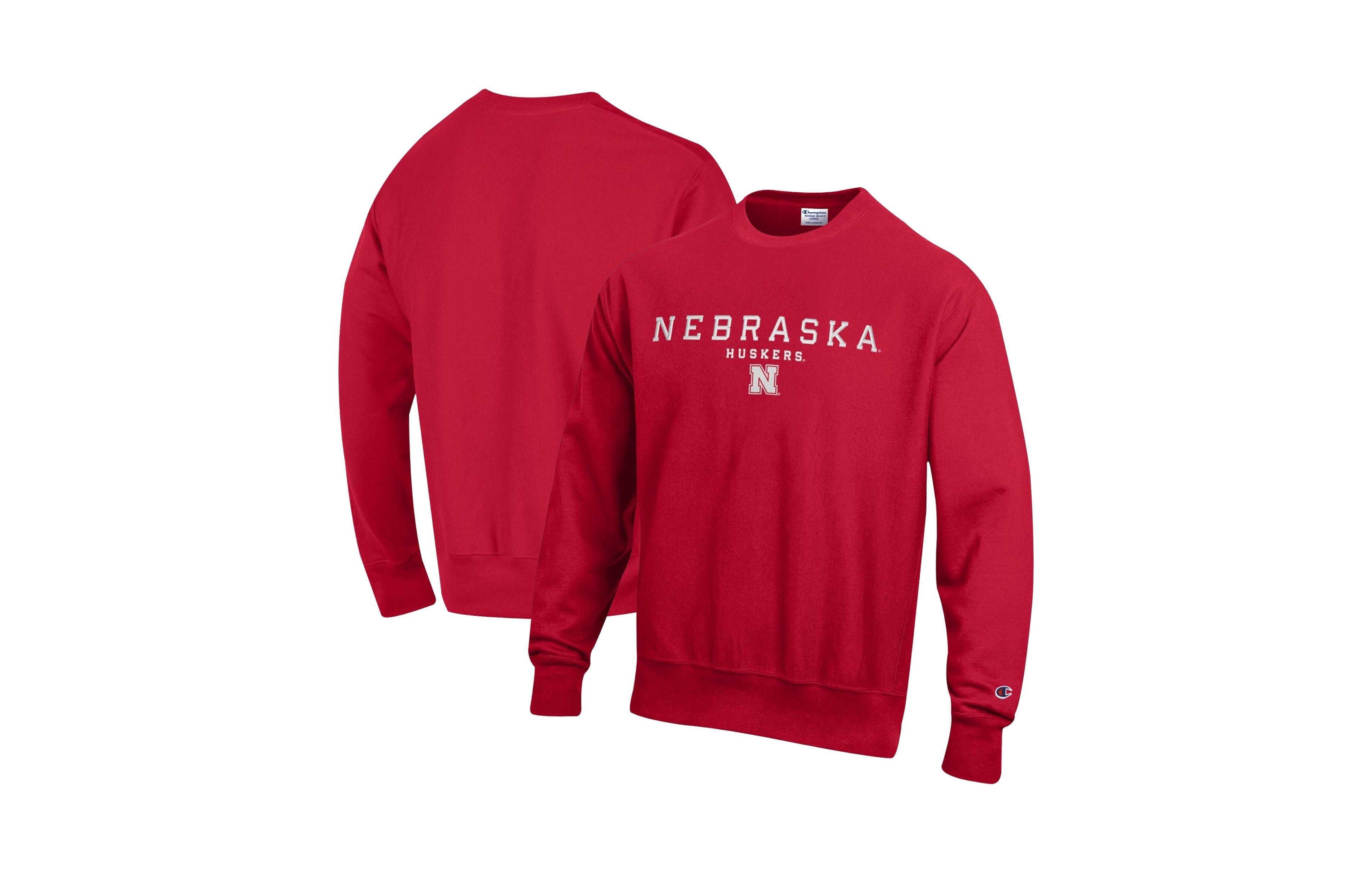 Champion Men's Reverse Weave Graphic Crew Neck Cotton-Blend Sweatshirt