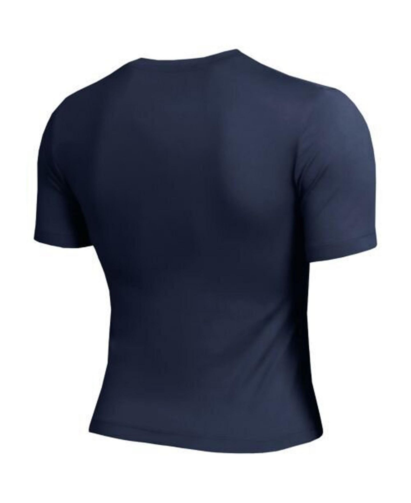 Женская футболка Champion Navy New York Mets Soft-Touch Fitted Cropped — фото 2