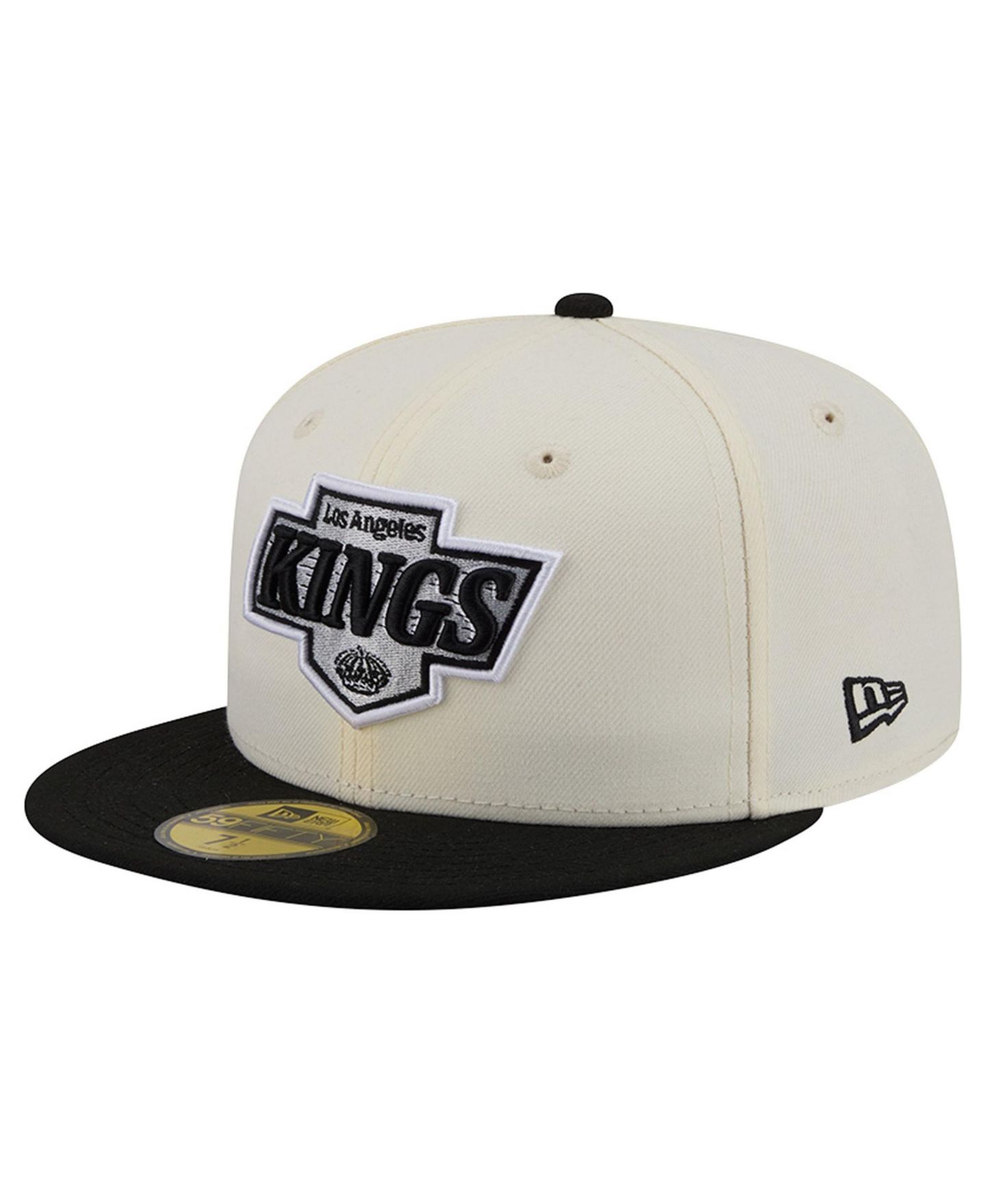 Мужская кепка New Era Cream Los Angeles Kings America's 250th Two-Tone 59FIFTY Fitted Hat — фото 4