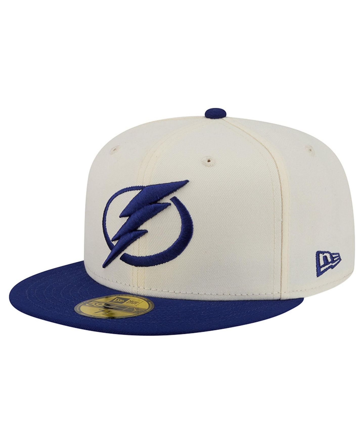 Мужская кепка New Era Cream Tampa Bay Lightning America's 250th Two-Tone 59FIFTY Fitted Hat — фото 4