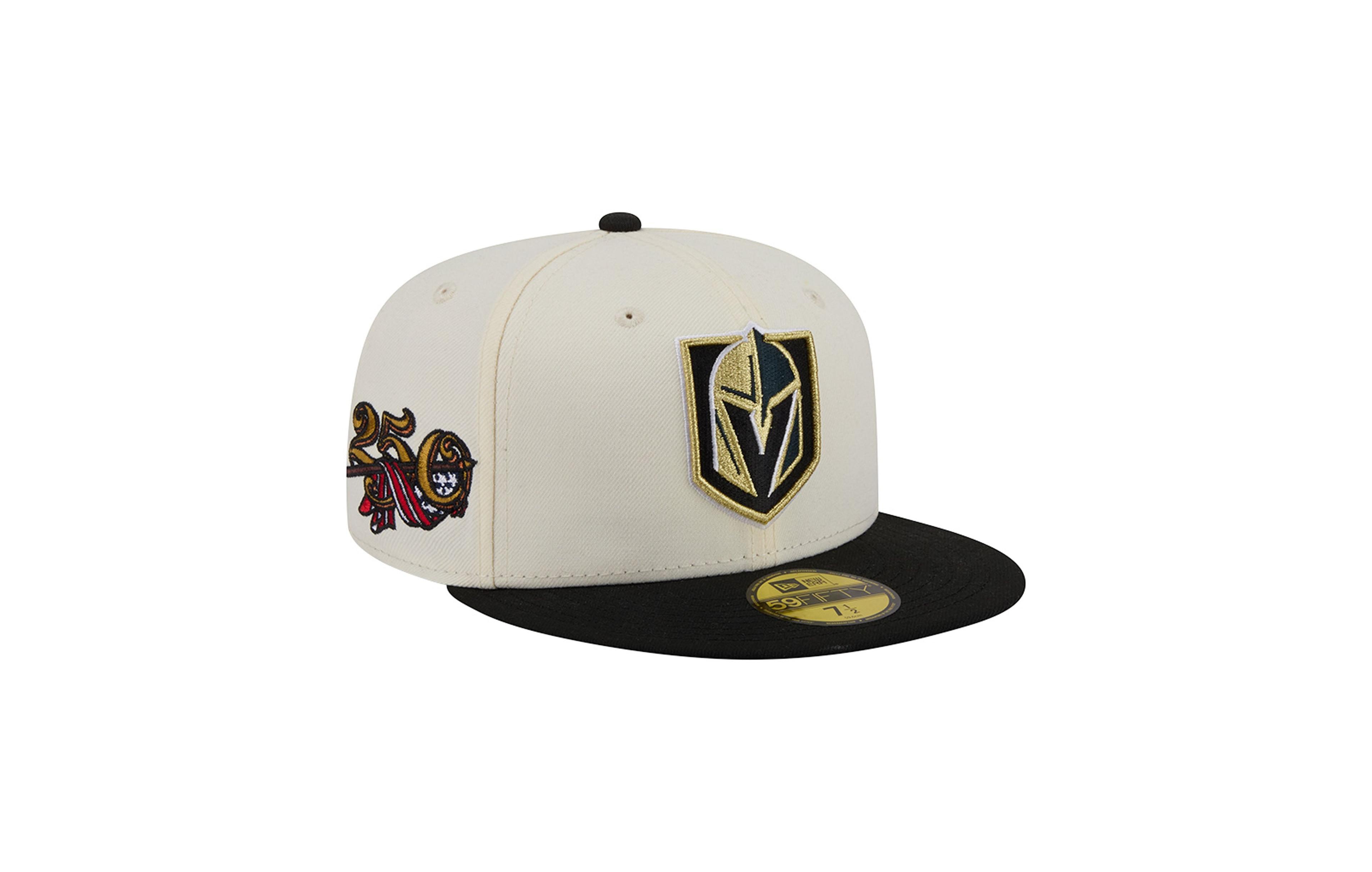 New Era Men's Cream Vegas Golden Knights 250th Anniversary of the United States Two-Tone 59FIFTY Fitted Hat