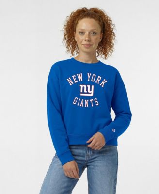 Women's  Royal New York Giants Heart & Soul Powerblend Sweatshirt