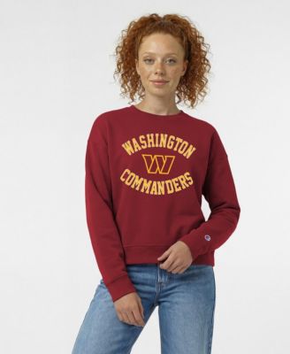 Women's  Burgundy Washington Commanders Heart & Soul Powerblend Sweatshirt