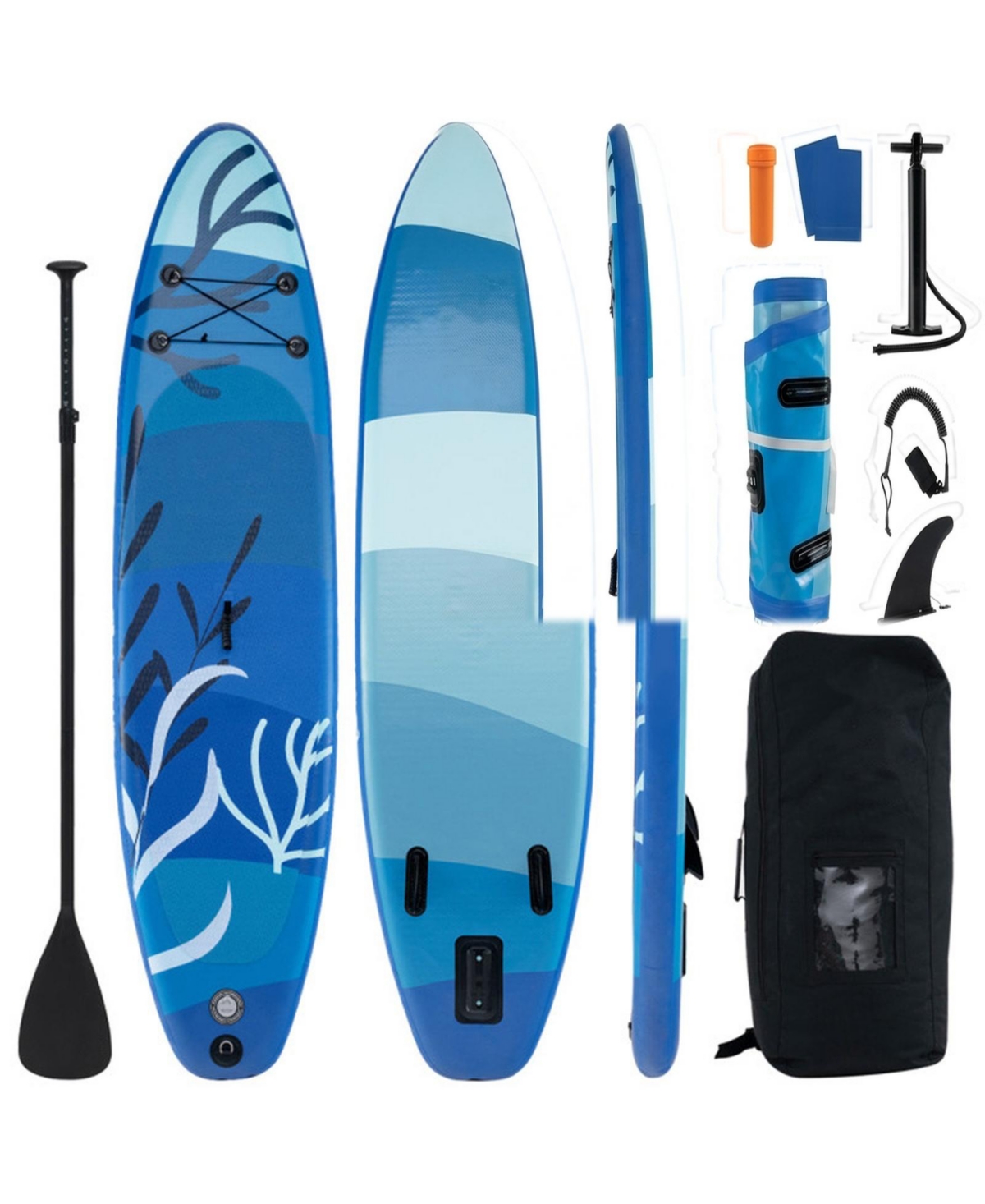 Sevorley Inflatable Stand Up Paddle Board Sup Board with Premium Sup Accessories - Blue