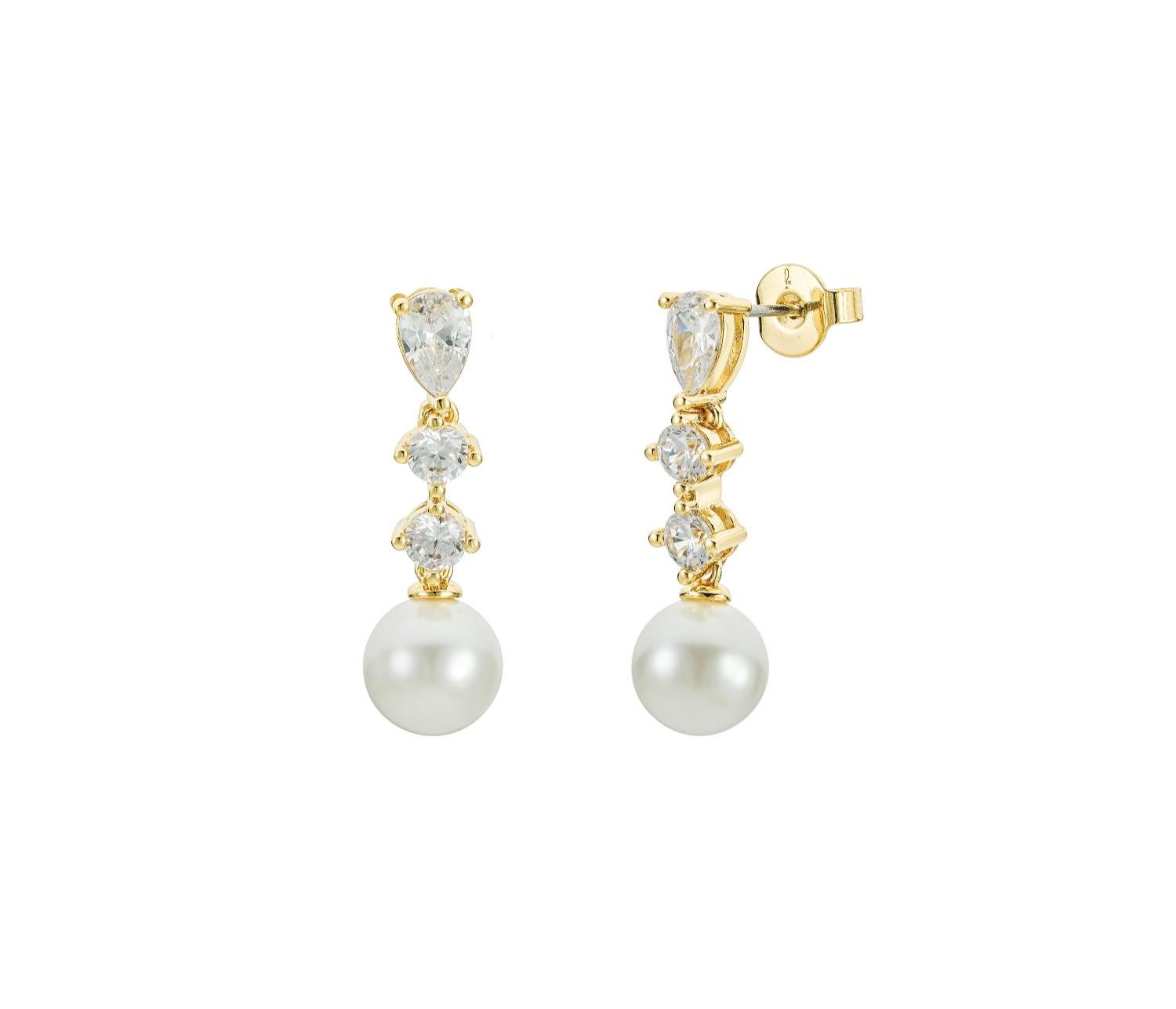 Serenade Pearl and Crystal Earrings