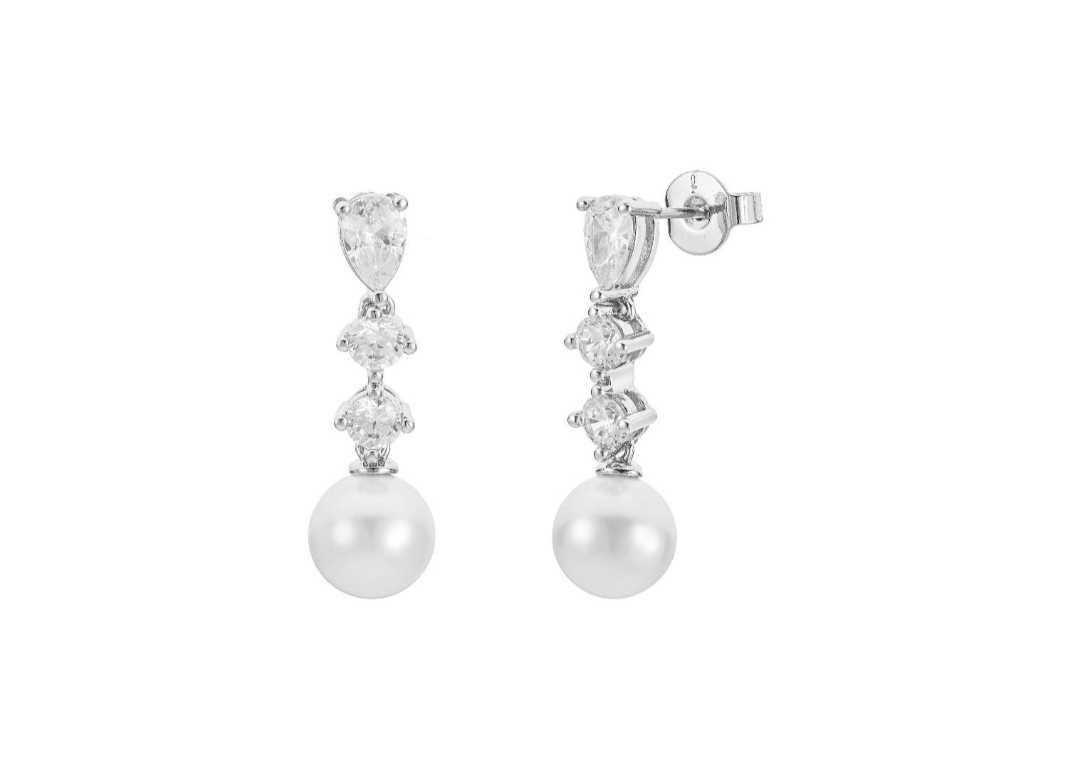 Serenade Pearl and Crystal Earrings