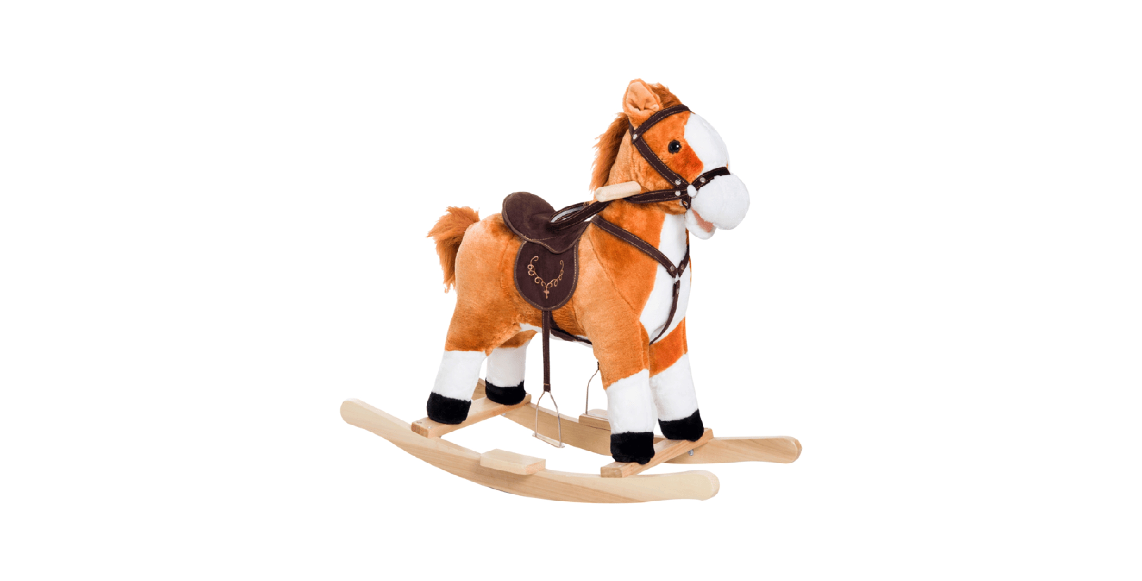 Sevorley Rocking Horse Ride-On Toy, Ages 3+