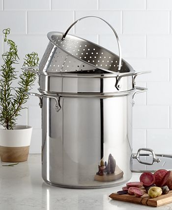 All-Clad 3 QT Stainless Steel All-Purpose Food Steamer & Lid 