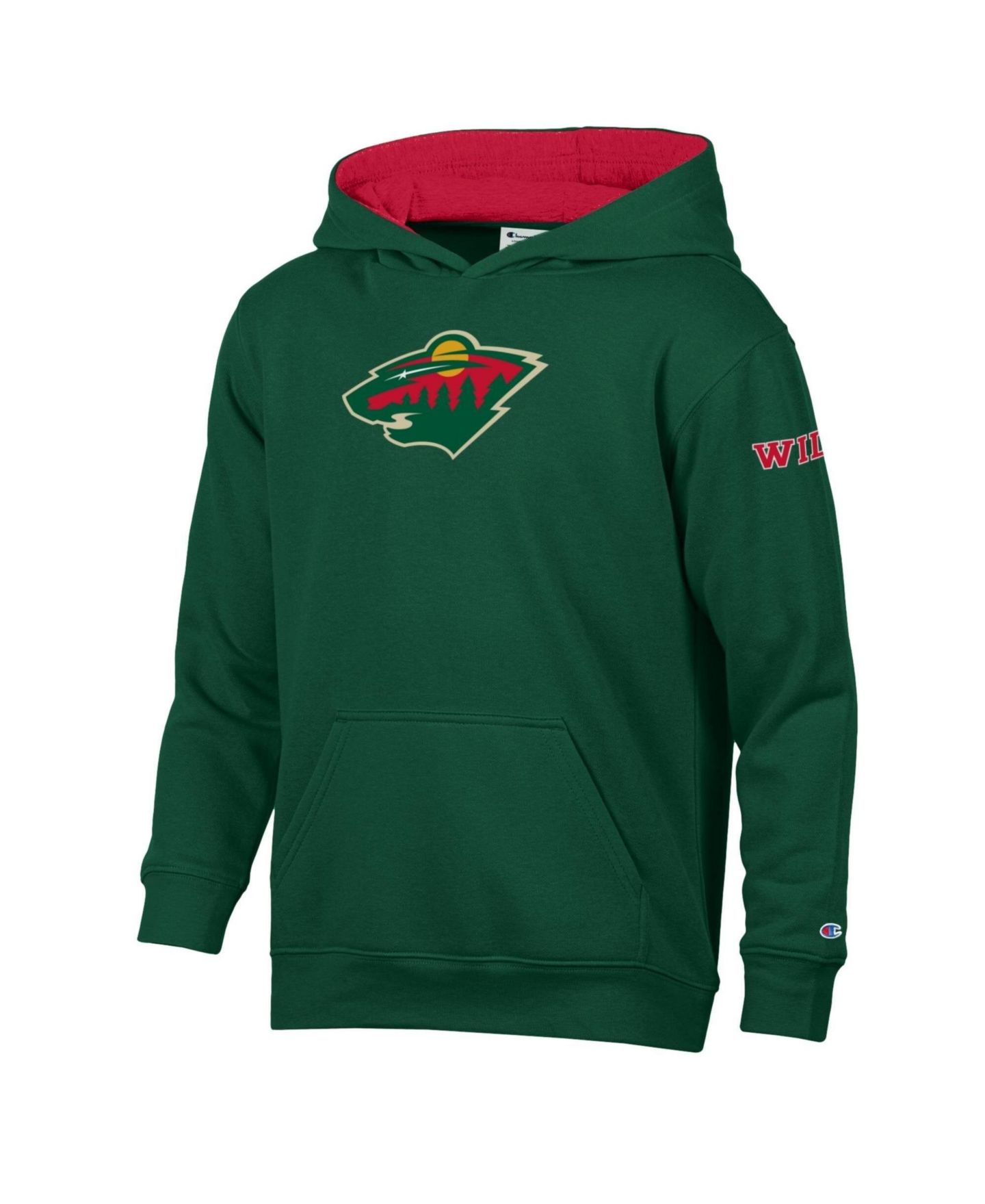 Детское худи Champion Green Minnesota Wild Fleece — фото 6