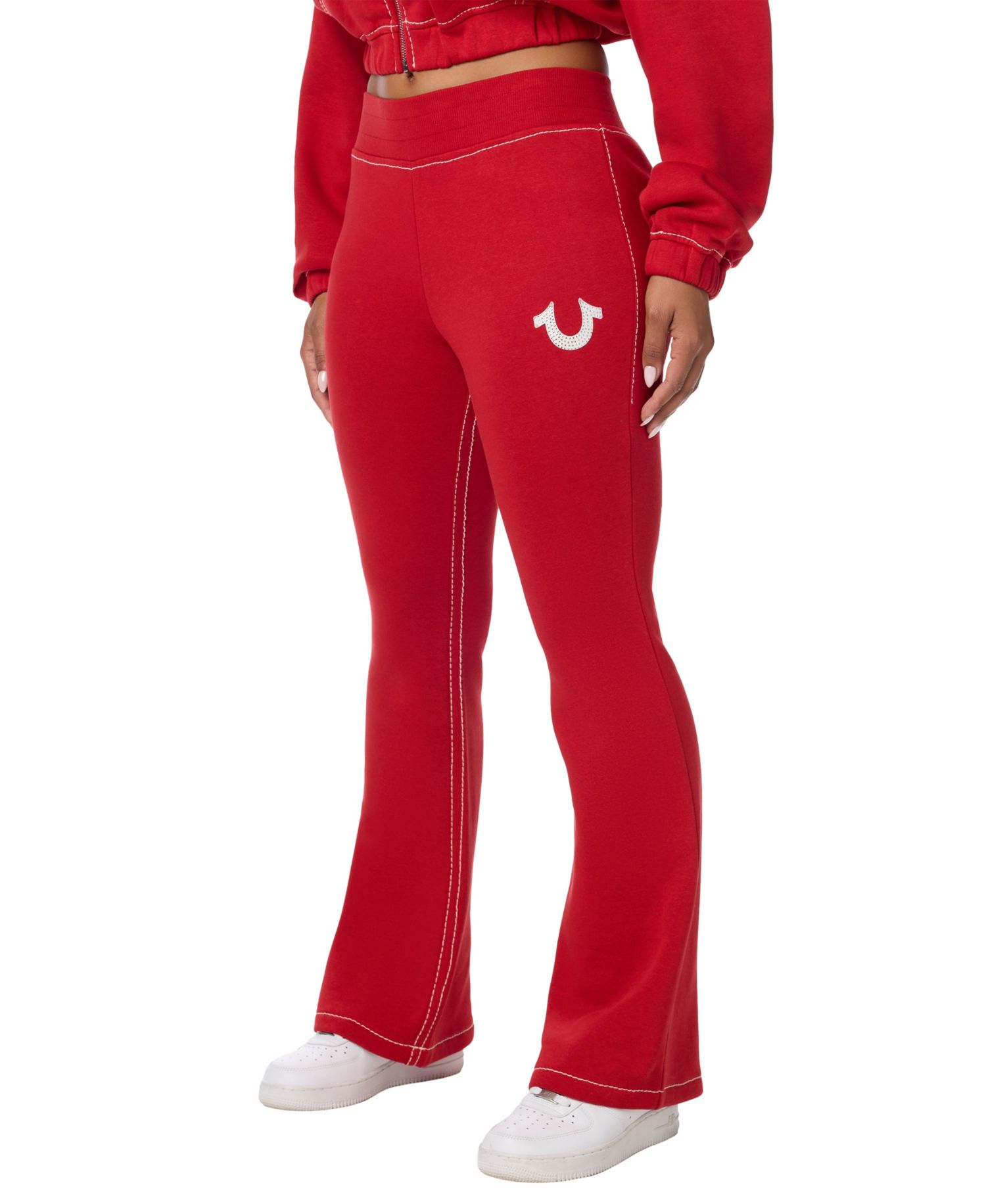 Women's Big T Bootcut Mid-Rise Cotton-Blend Pants