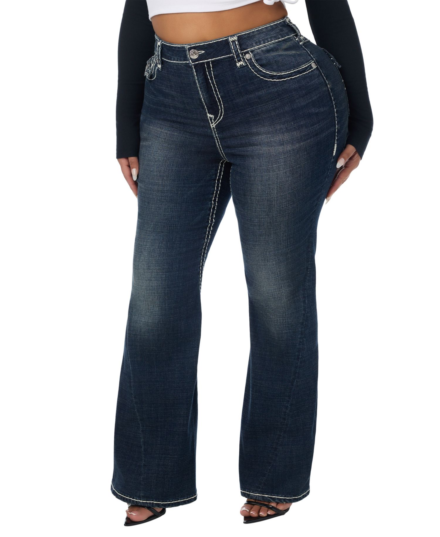 Women's Joey High-Rise Flare Medium-Rinse Jeans