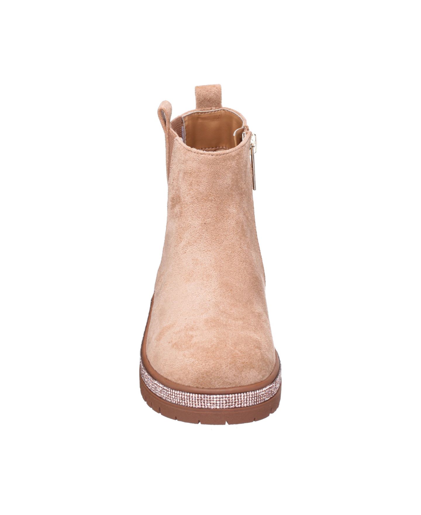 Детские ботинки Nina Evan Girl Microsuede Inside Zip, цвет: Рыжевато-коричневый — фото 3