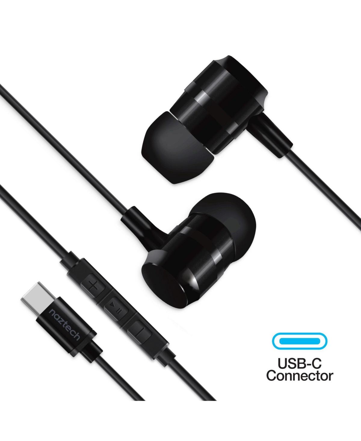 Naztech Platinum Usb C Earphones